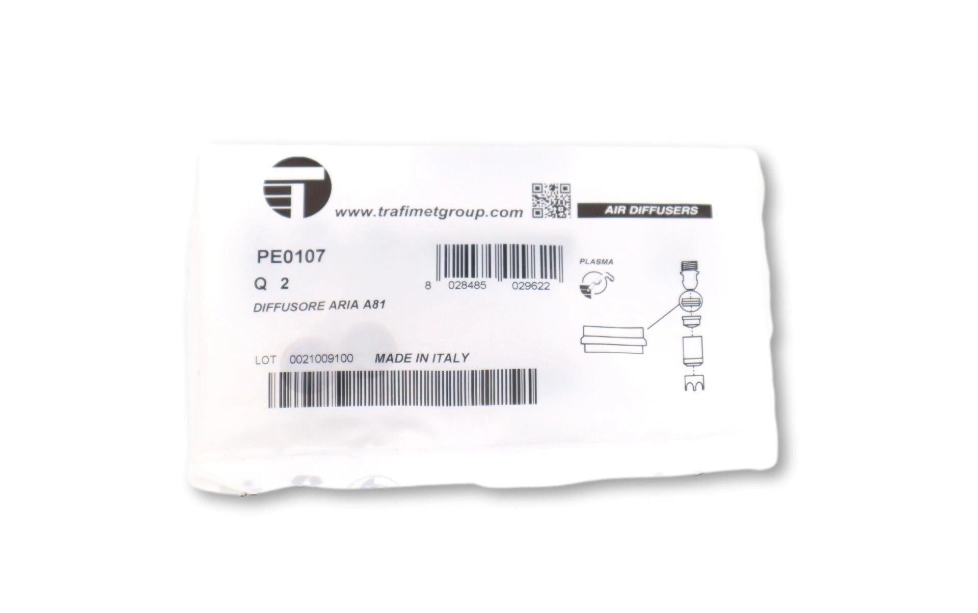 PE0107 A81 Plazma Kesim Difuzoru Trafimet