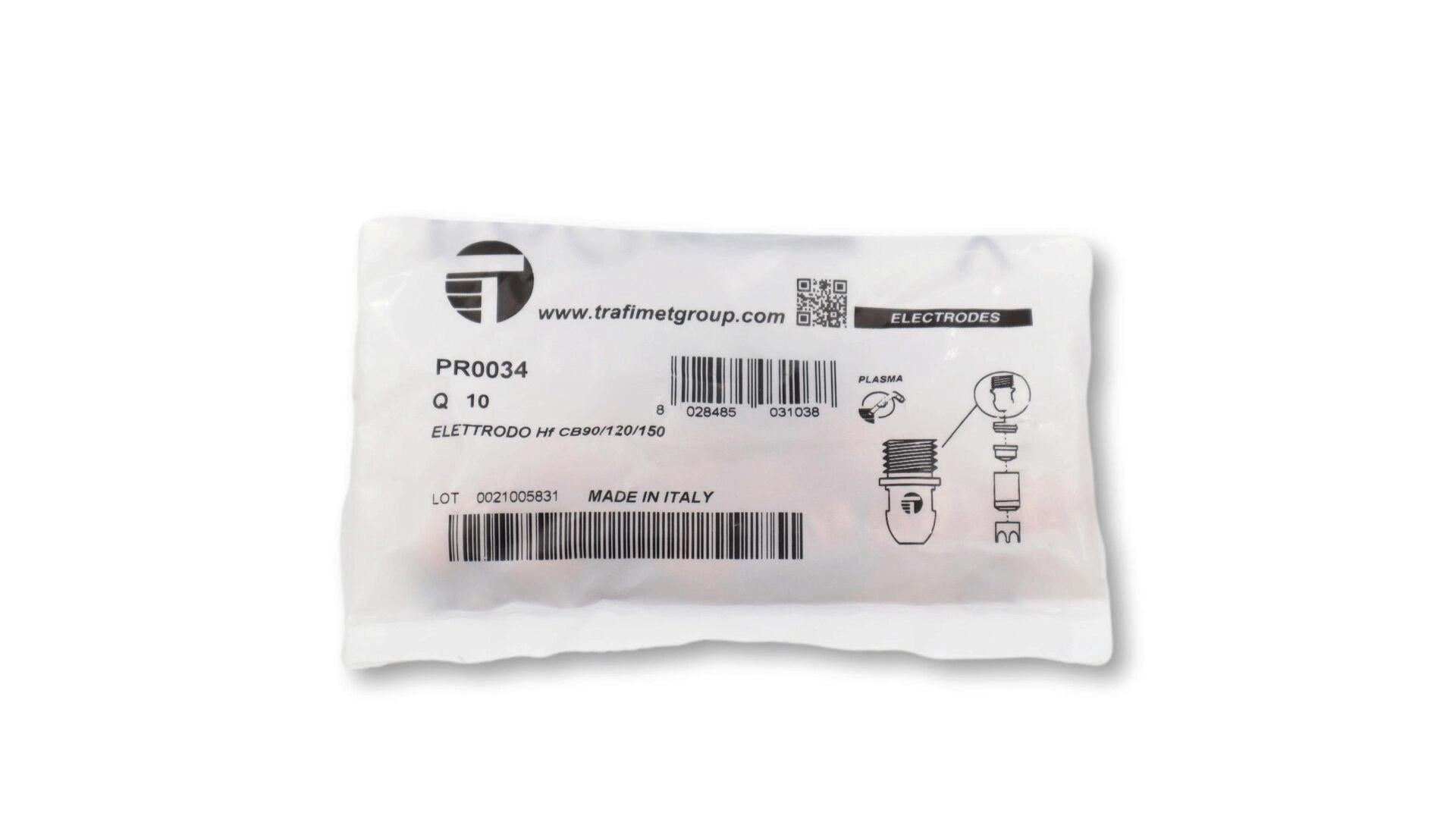 PR0034 CB100-CB150 Plazma Kesim Elektrodu 22 mm