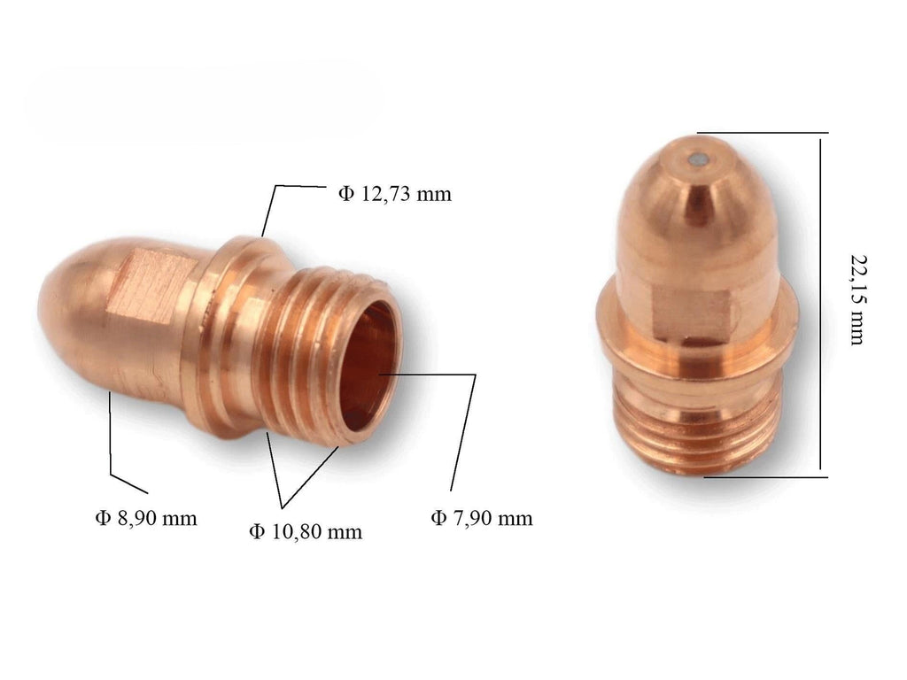 PR0101 A101-A141 Plazma Kesim Elektrodu 22 mm Trafimet