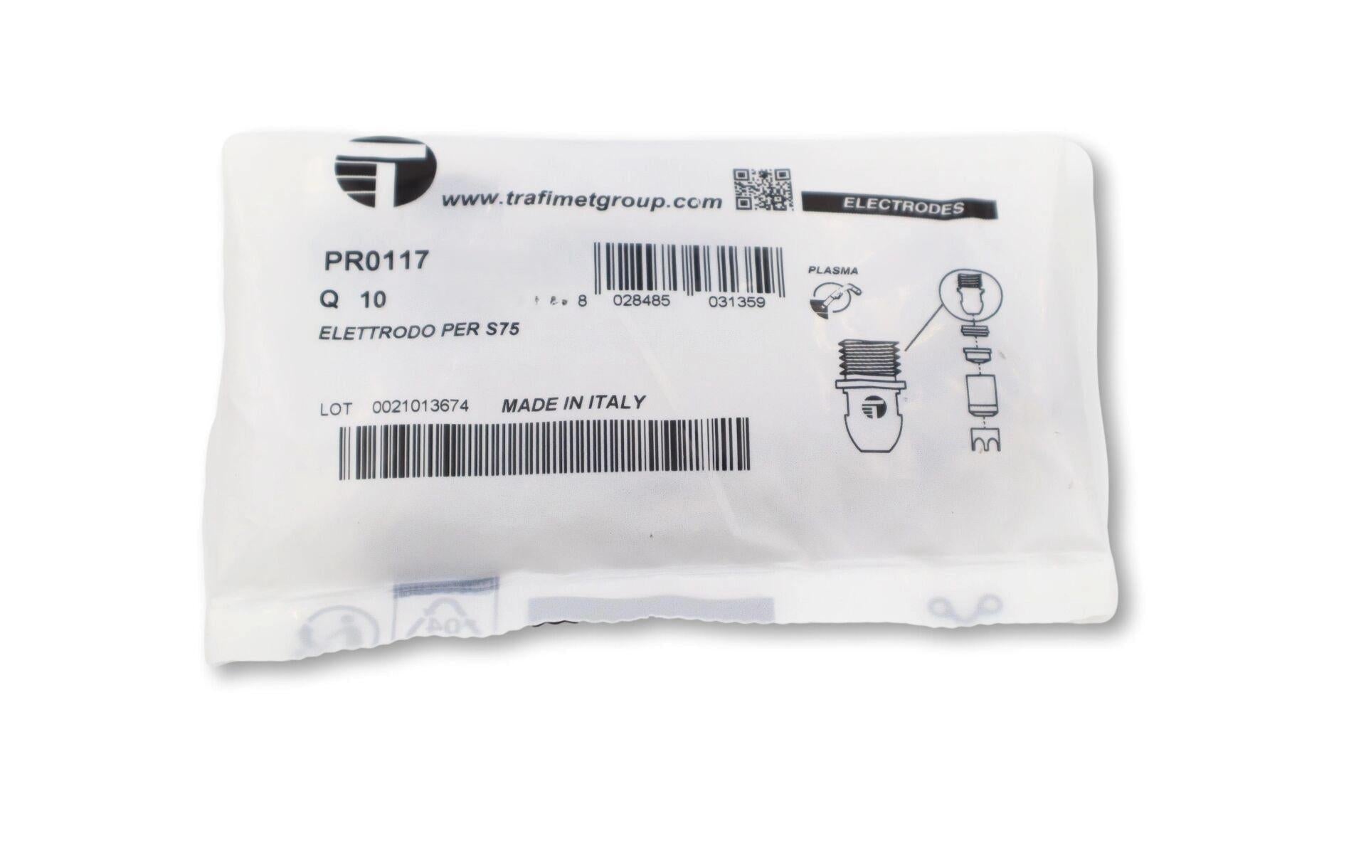 PR0117 S75-S105 Plazma Kesim Elektrodu Trafimet