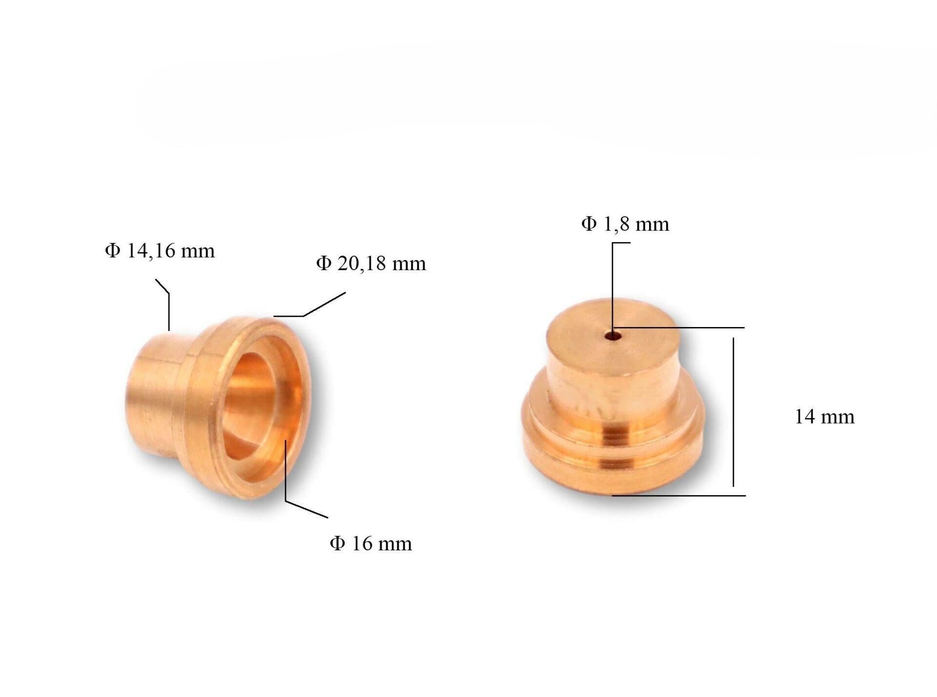 Trafimet CB 100 - CB 150 1,6mm Drag Kesim Plazma Kesim Memesi PD0028-16