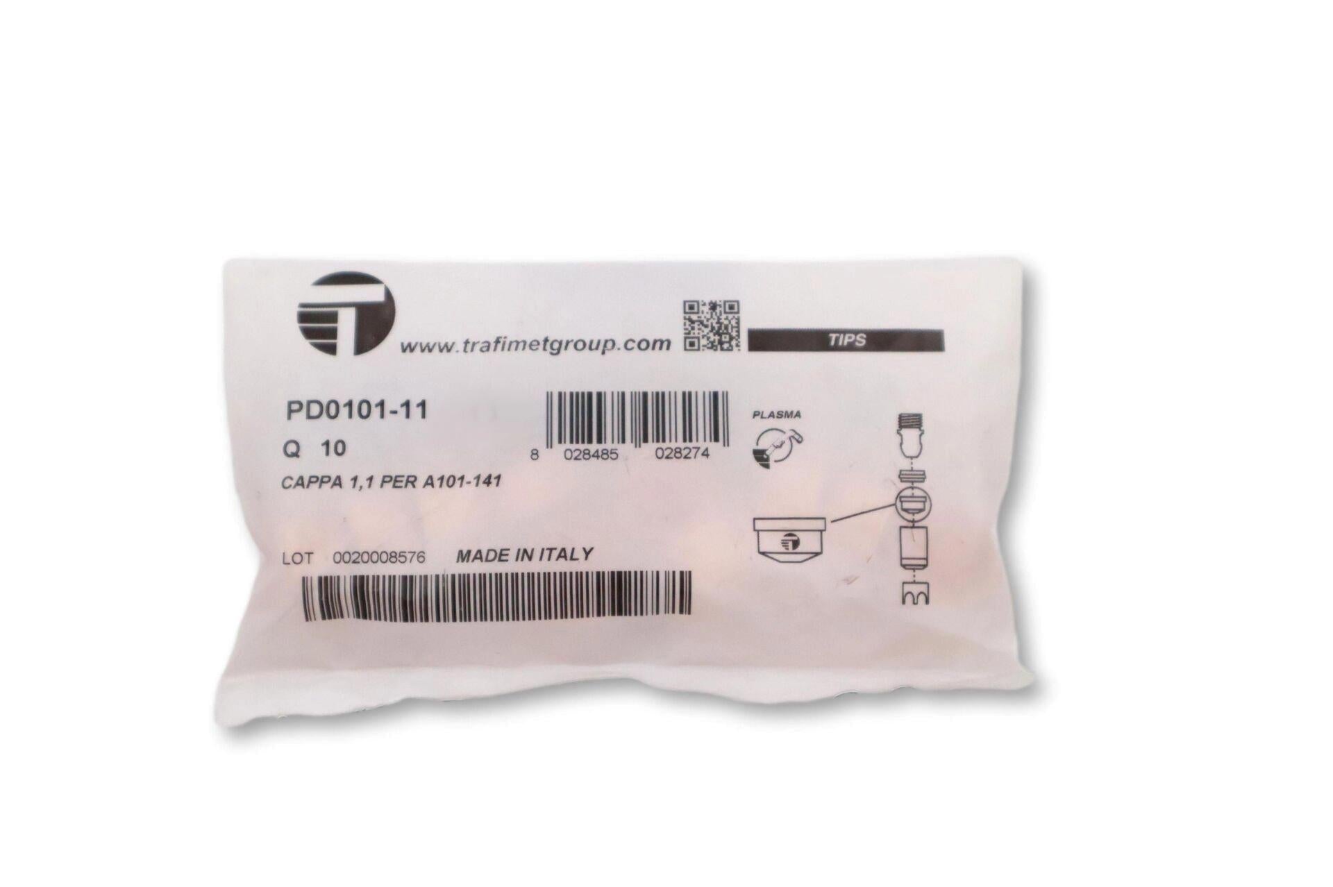 Trafimet A101-A141 1,1mm Plazma Kesim Memesi PD0101-11