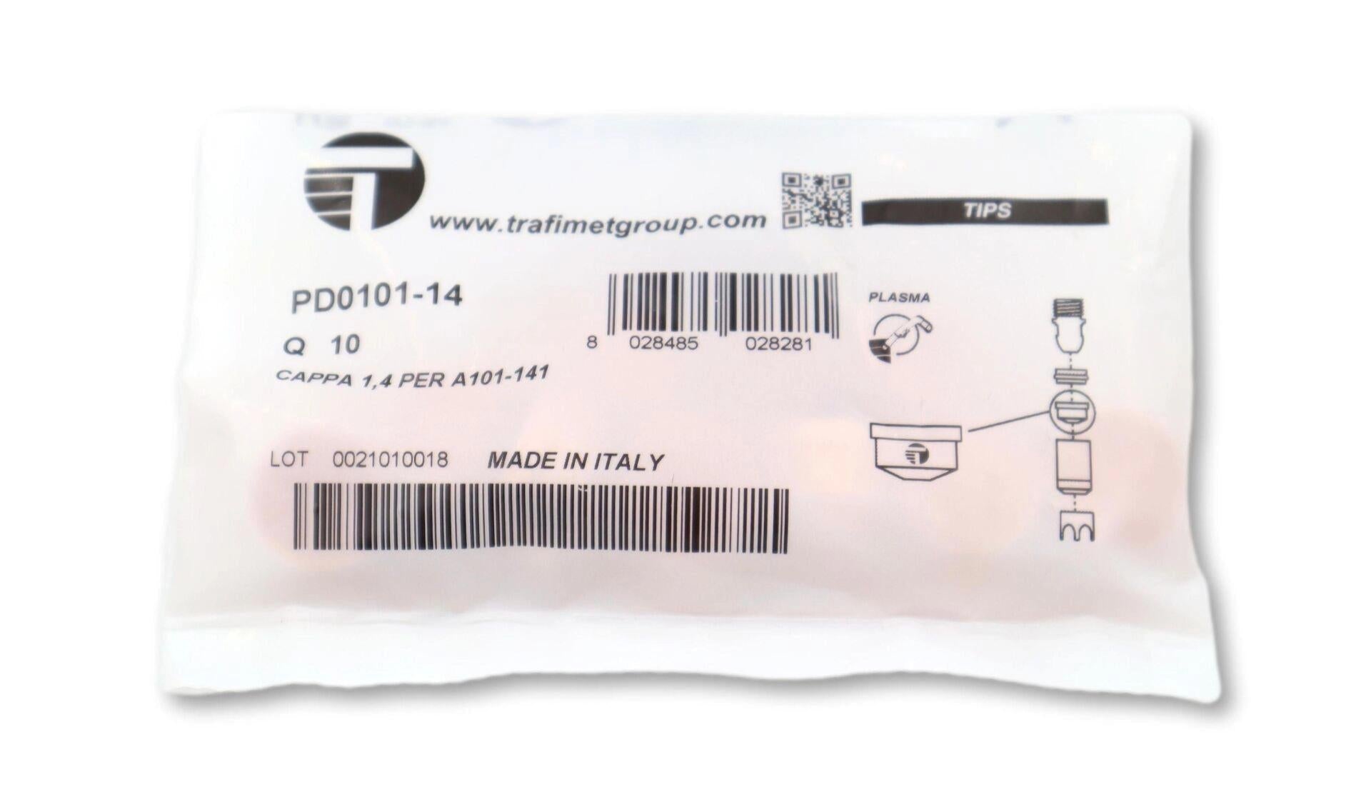 Trafimet A101-A141 1,4mm Plazma Kesim Memesi PD0101-14