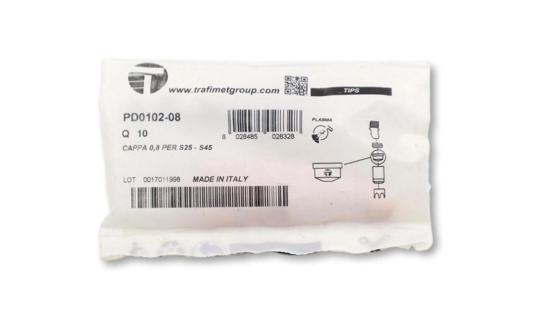 Trafimet S 45 0,8mm Plazma Kesim Memesi PD0102-08