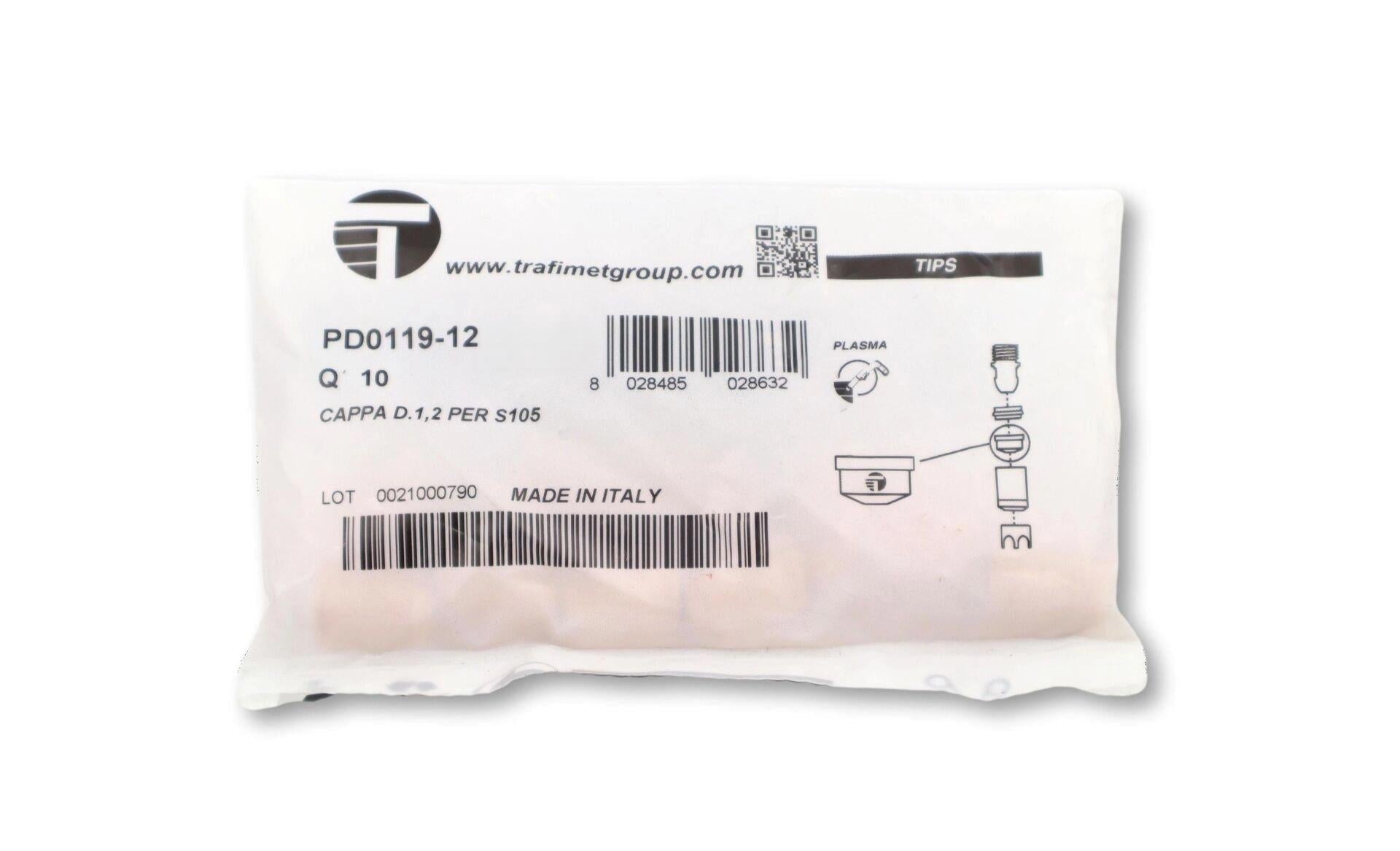 Trafimet S 75-S 105 1,2mm Plazma Kesim Memesi PD0119-12