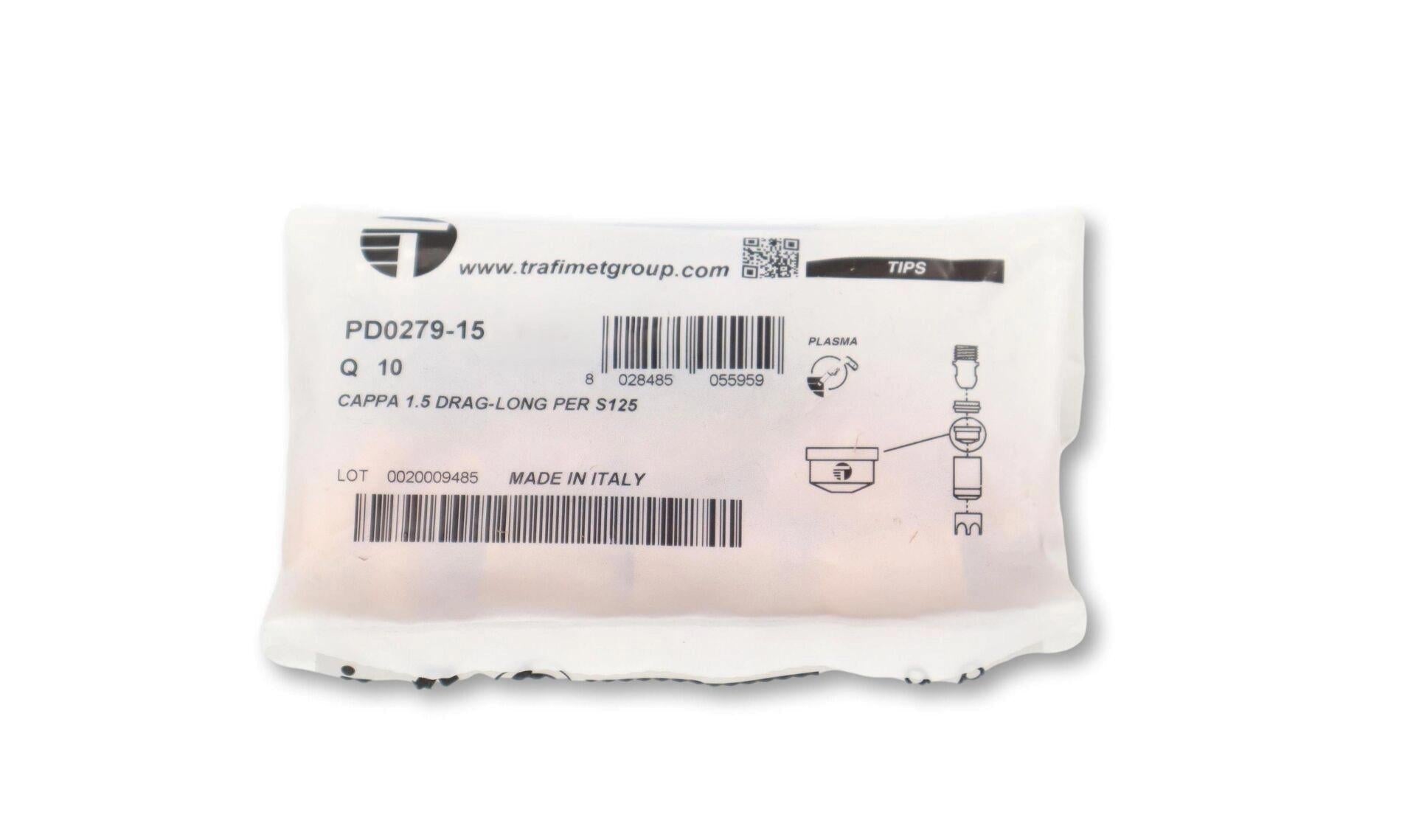 Trafimet S 125 1,5mm Uzun Plazma Kesim Memesi PD0279-15