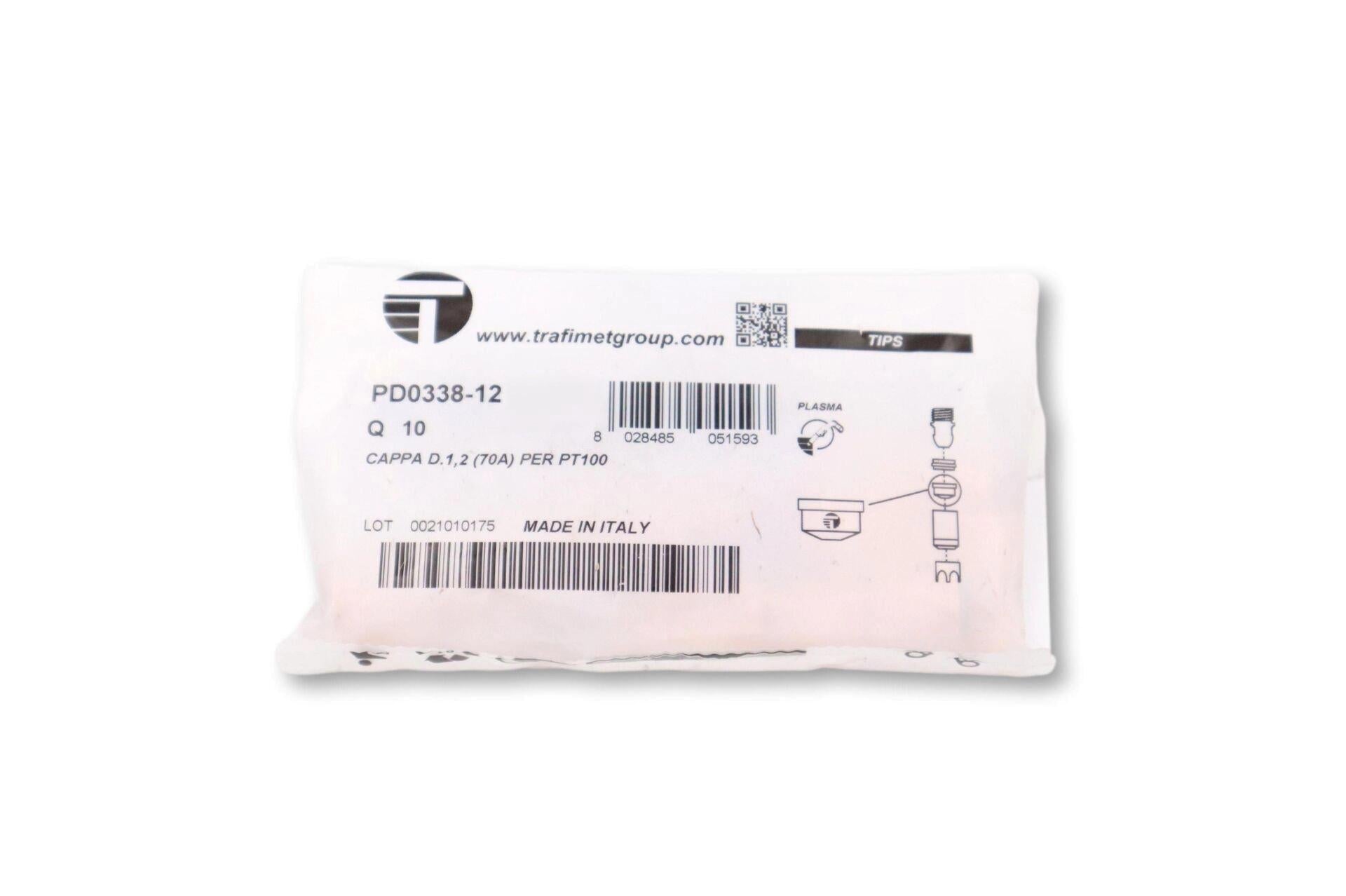 Trafimet PT 100 1,2mm Plazma Kesim Memesi 51246.10 PD0338-12