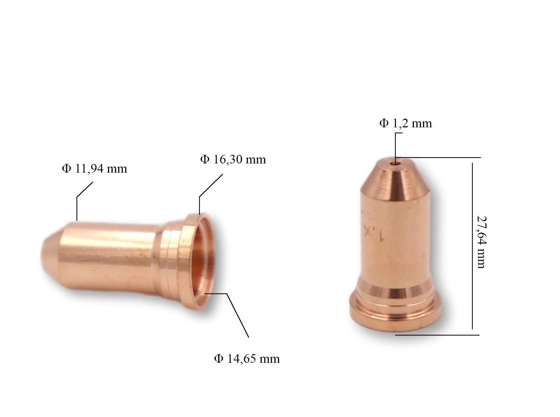 Trafimet PT 100 1mm Plazma Kesim Memesi 51246.10 PD0338-10