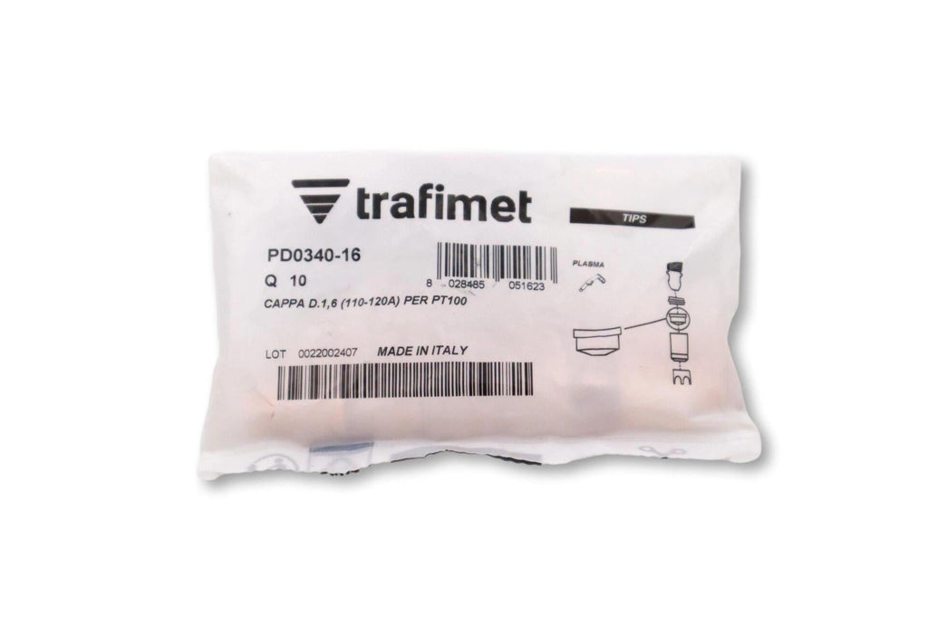 Trafimet PT 100 1,6mm Plazma Kesim Meme 51248.14 PD0340-16