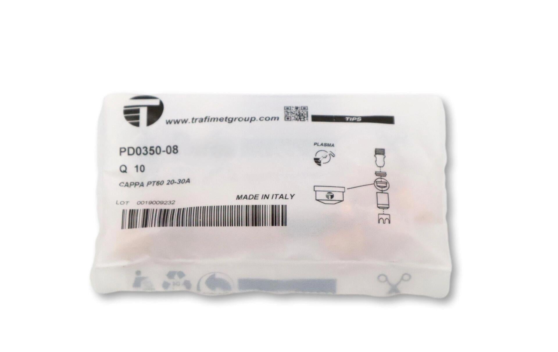 Trafimet PT 60 0,8mm Plazma Kesim Memesi 51318 PD0350-08