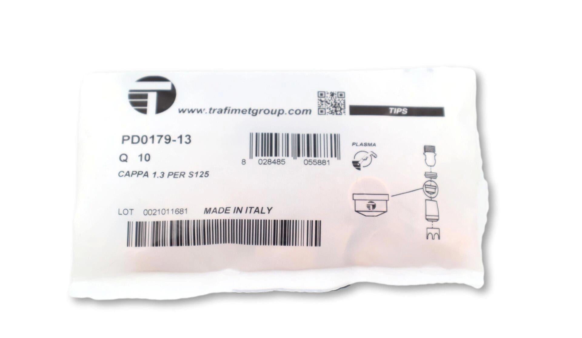 Trafimet S 125 1,3mm Plazma Kesim Memesi PD0179-13