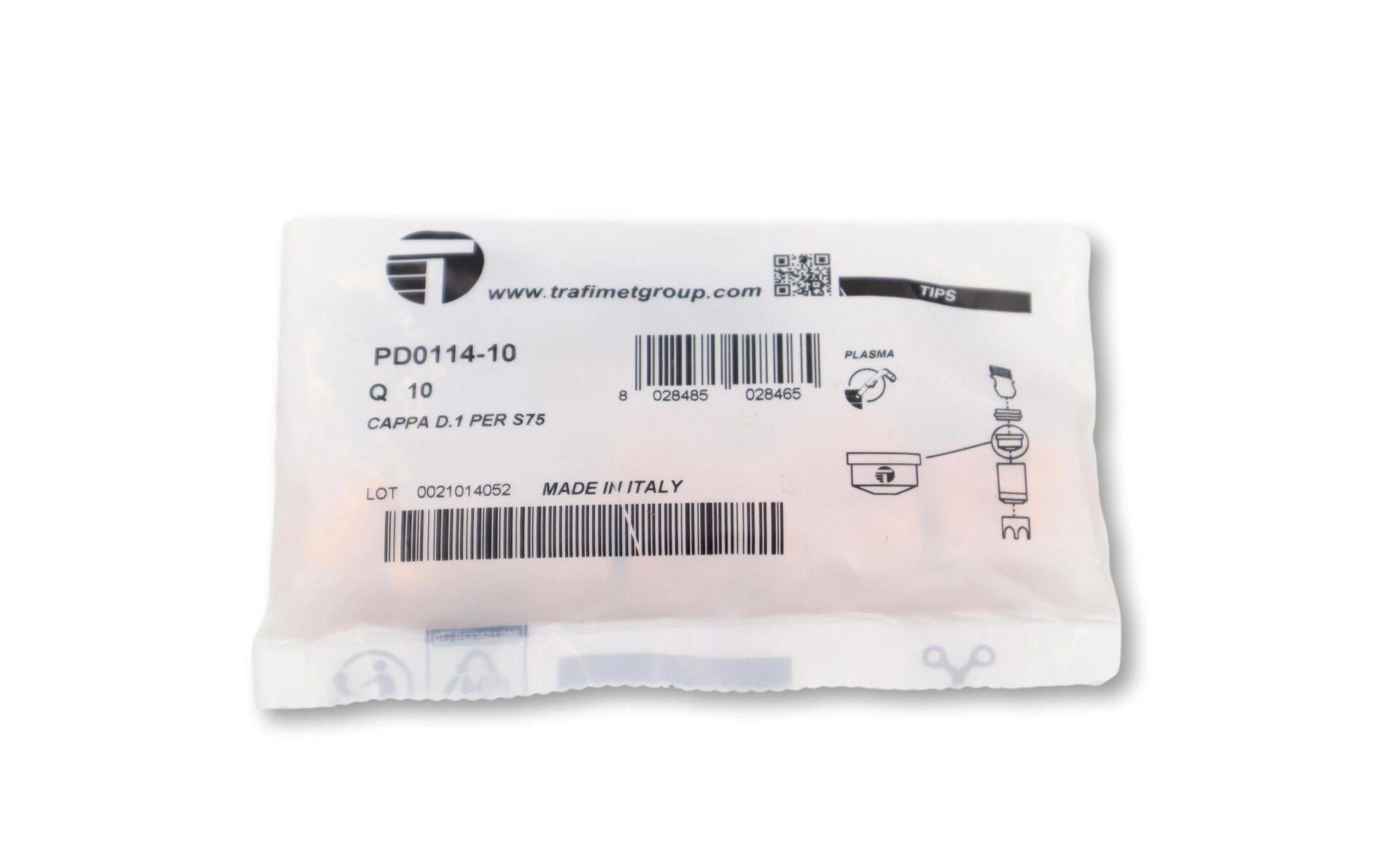 Trafimet S75 1mm Plazma Kesim Memesi PD0114-10