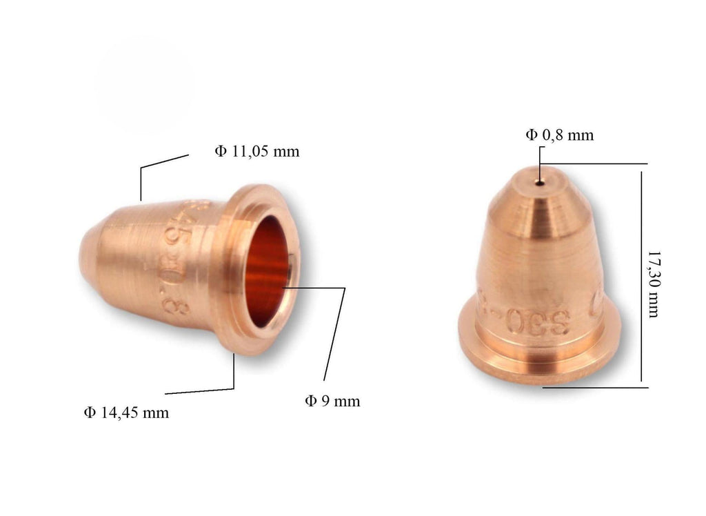 Trafimet S25-S35-S45 0,8mm Plazma Kesim Memesi PD0116-08