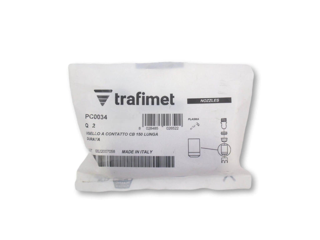 PC0034 CB150 Plazma Kesim Nozulu Vidalı Uzun Ömürlü Trafimet
