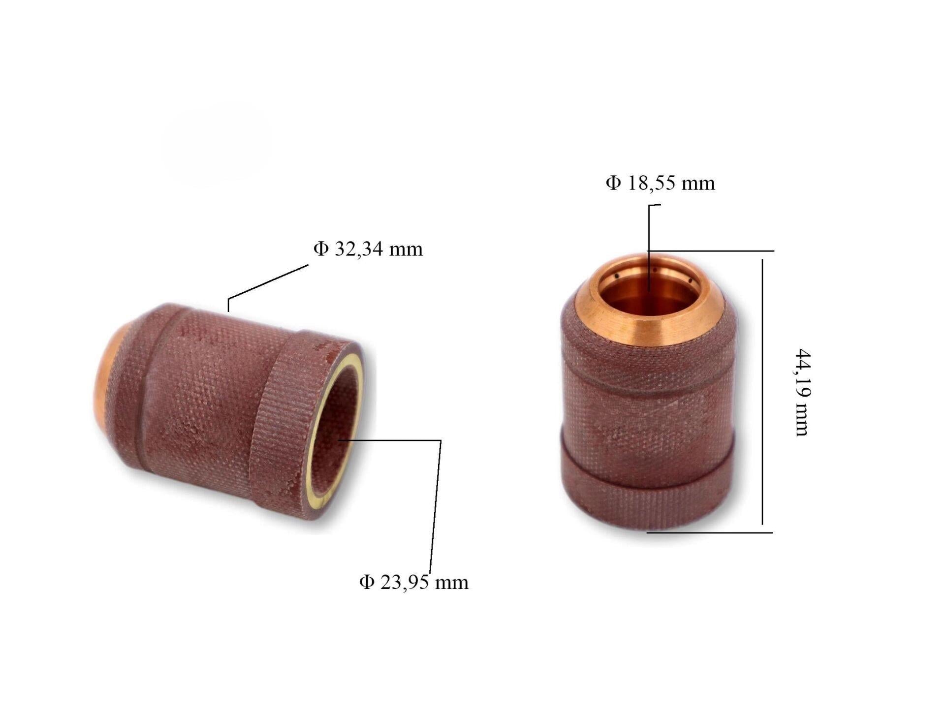 PC0111 Plazma Kesim Nozulu (A 101) (L:44,1 mm) Uzun Ömürlü