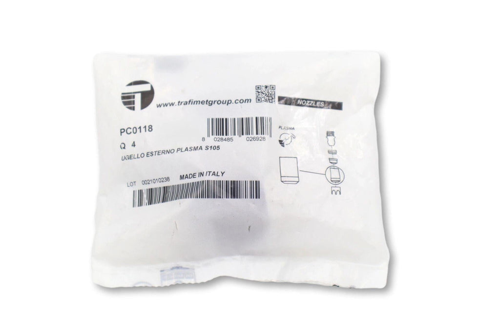 PC0118 Plazma Kesim Nozulu (S 105K) (L : 39,5mm)