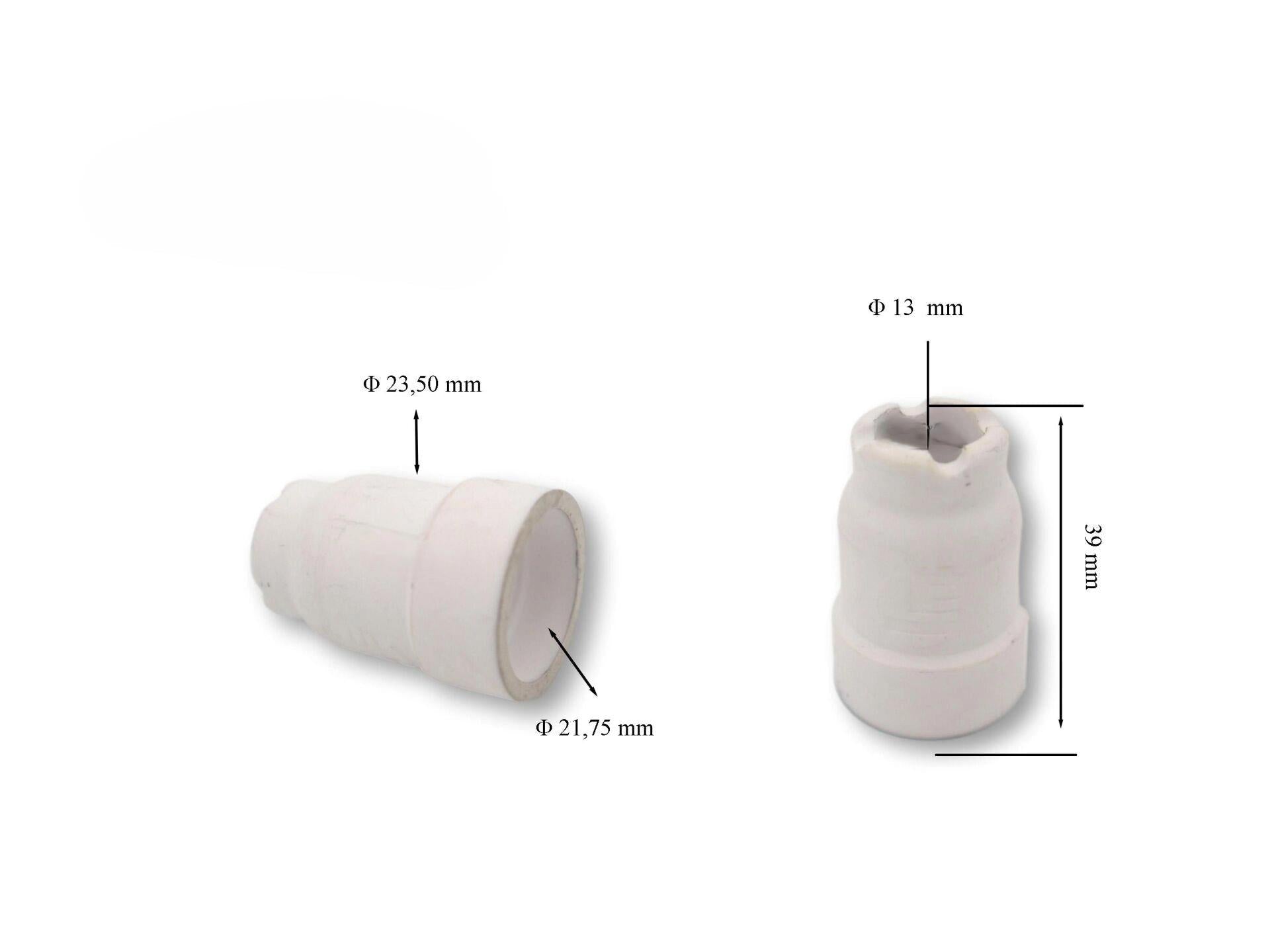 PC0150 Plazma Kesim Nozulu (A 51) (L : 39 mm) Seramik Nozul