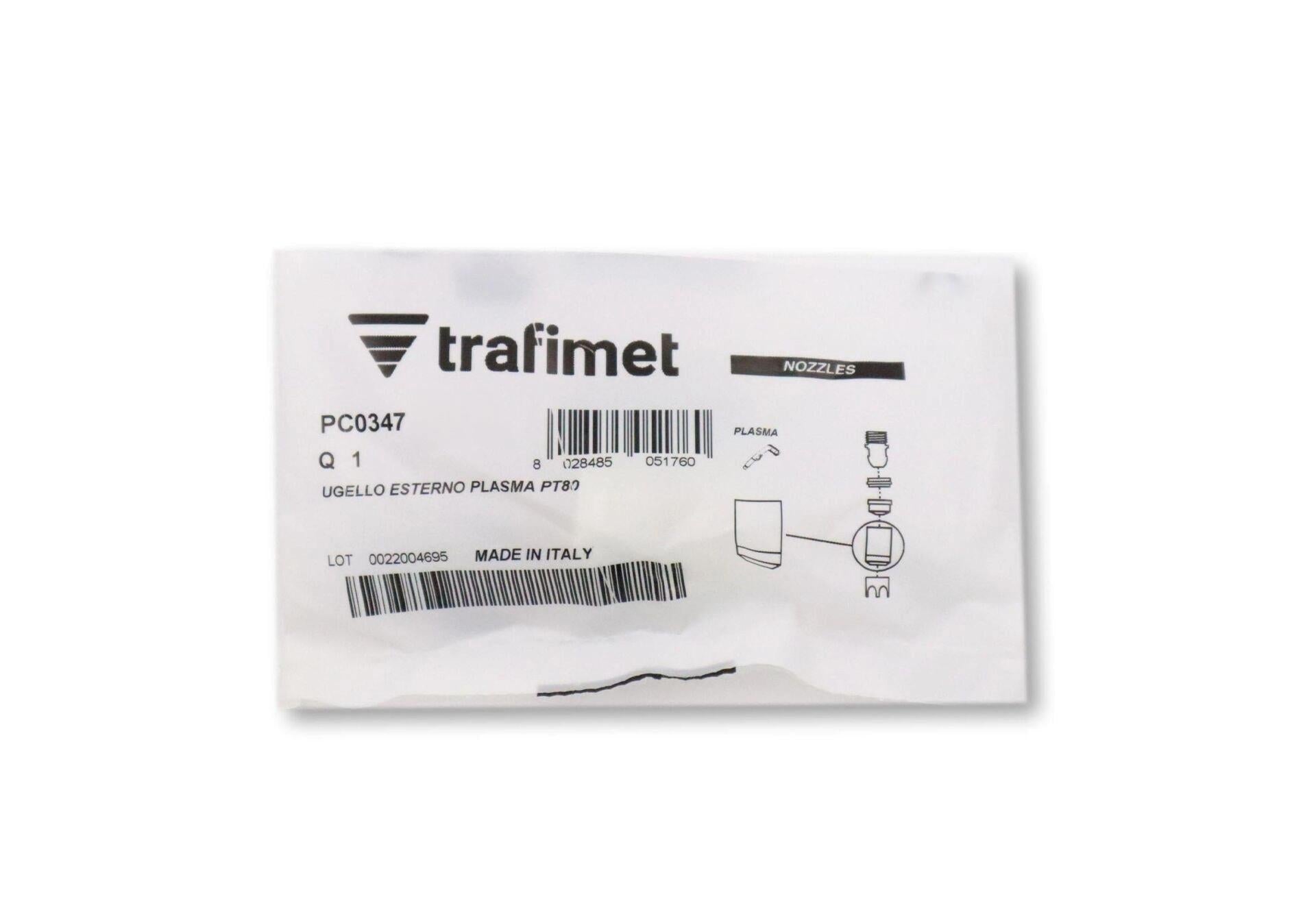 PC0347 PT80 Plazma Kesim Nozulu 60510 Trafimet