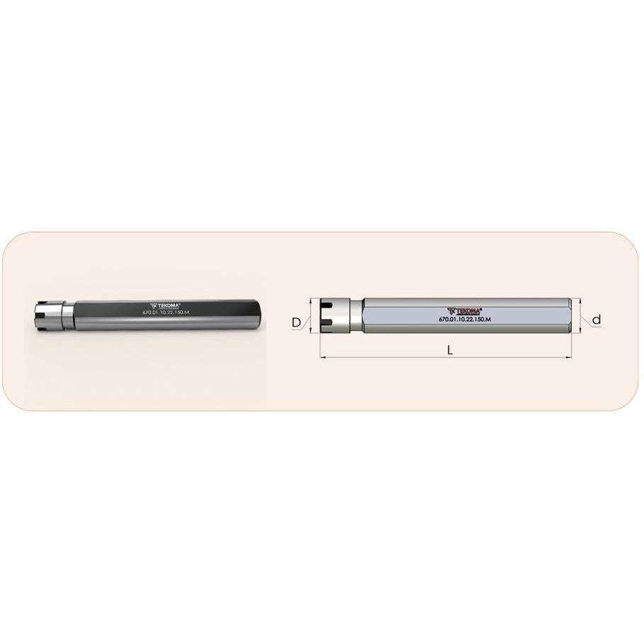 Silindirik Şaftlı Pens Başlıkları ER Ø20 - Ø22