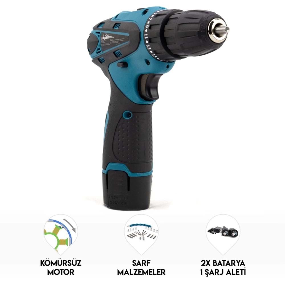 Şarjlı Setli Vidalama Mk12