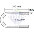 DORSE BAĞLANTI M24x2.0/102x340