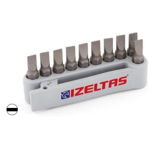 Düz Bits Uç Takımı (10 Parça, 25 mm)