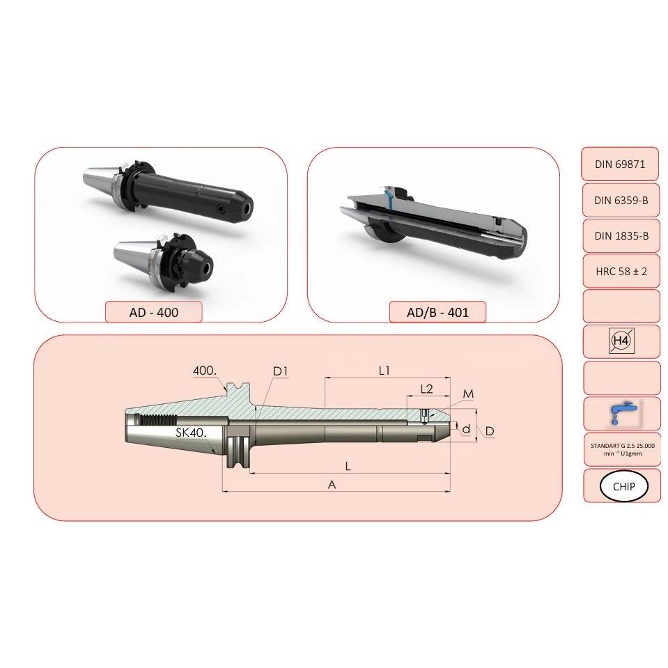 10 mm Veldon Tutucu SK40