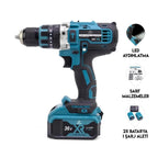 Şarjlı El Matkabı 13mm Çelik Mandren Vidalama Mk36 Chelikbei