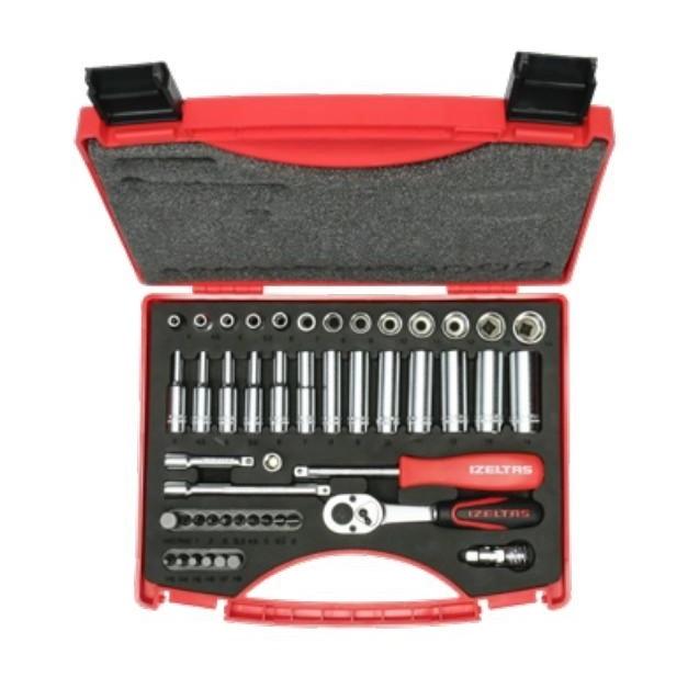 1/4” Altı Köşe Lokma Anahtar ve Bits Set (48 parça, mm)