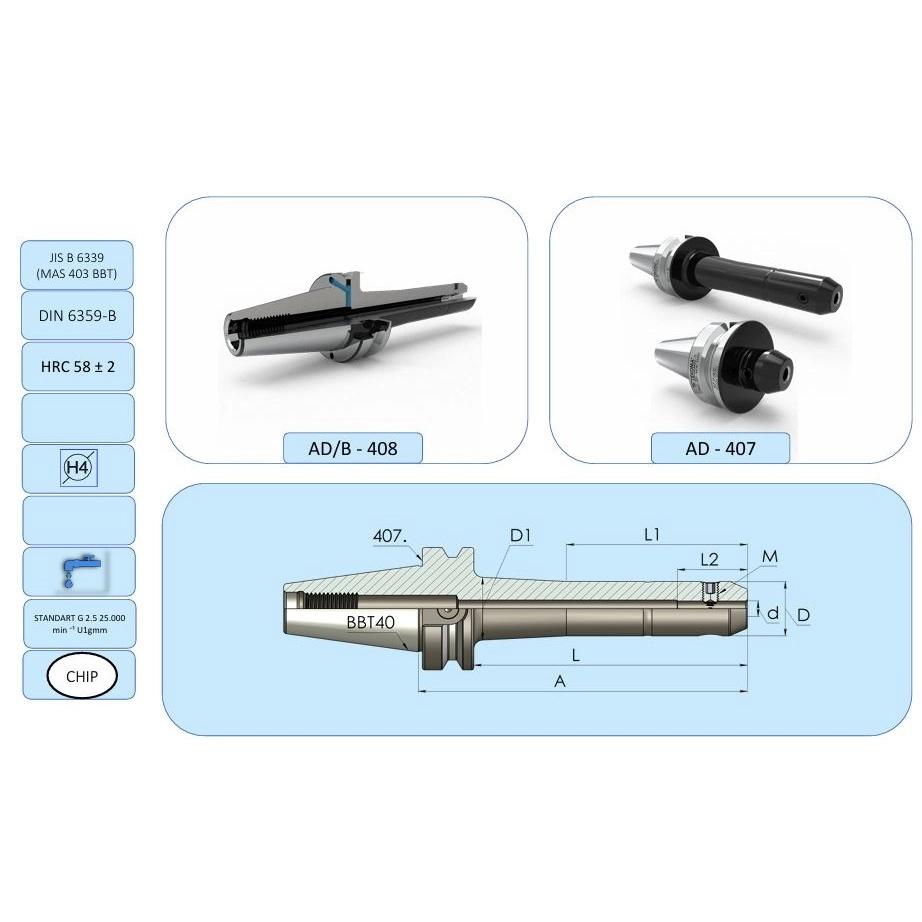 8 mm Veldon Tutucu BBT40
