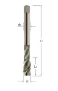 DIN 376/35°/40° M - Helis makina kılavuzları