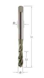 DIN 371/35°/40° M - Helis makina kılavuzları
