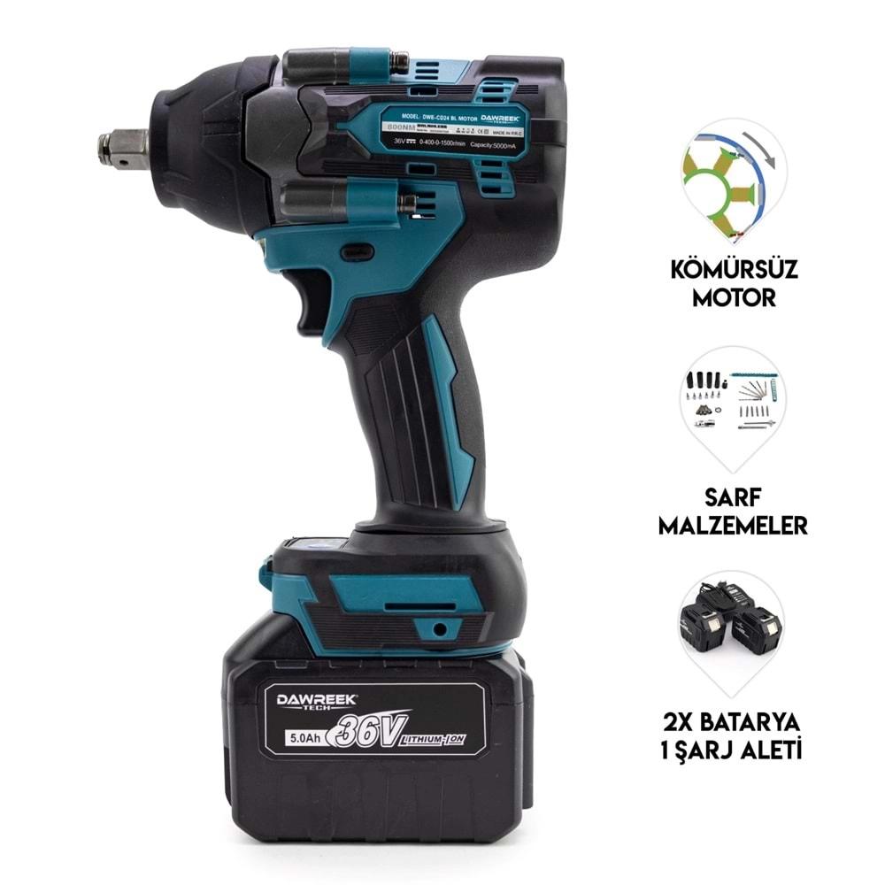 Şarjlı Torklu Somun Sıkma Mk800