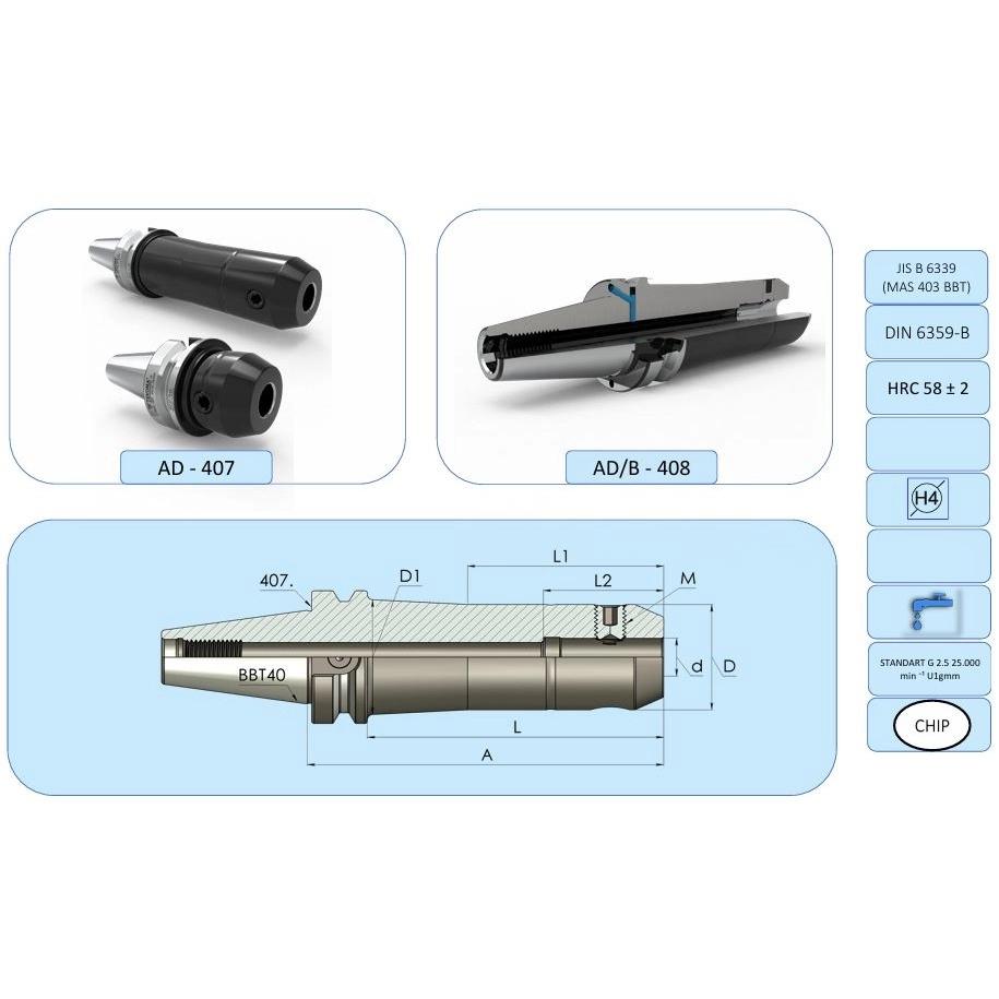 18 mm Veldon Tutucu BBT40