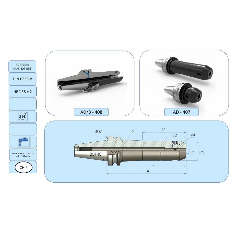 12 mm Veldon Tutucu BBT40