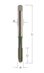 DIN 371/B M - Eğik Ağız Makina Kılavuzları