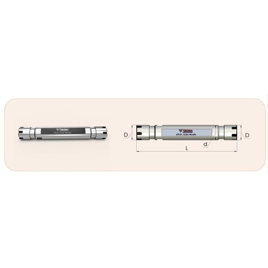 Silindirik Şaftlı Pens Başlıkları ER Ø19.05- Ø22