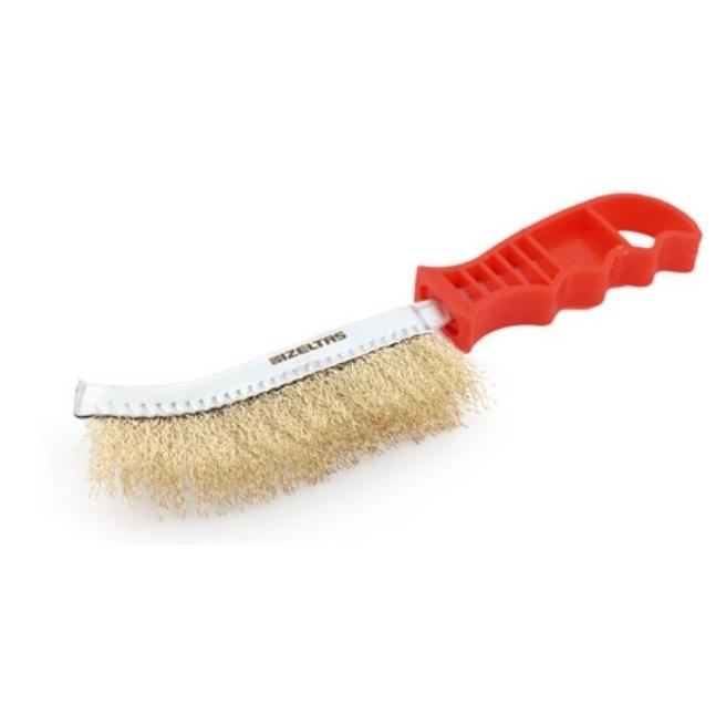 Kıvrık Uçlu Fırça (Plastik Saplı)