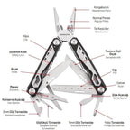 155 mm Multi Tool Pro (15 Fonksiyonlu) Çakı