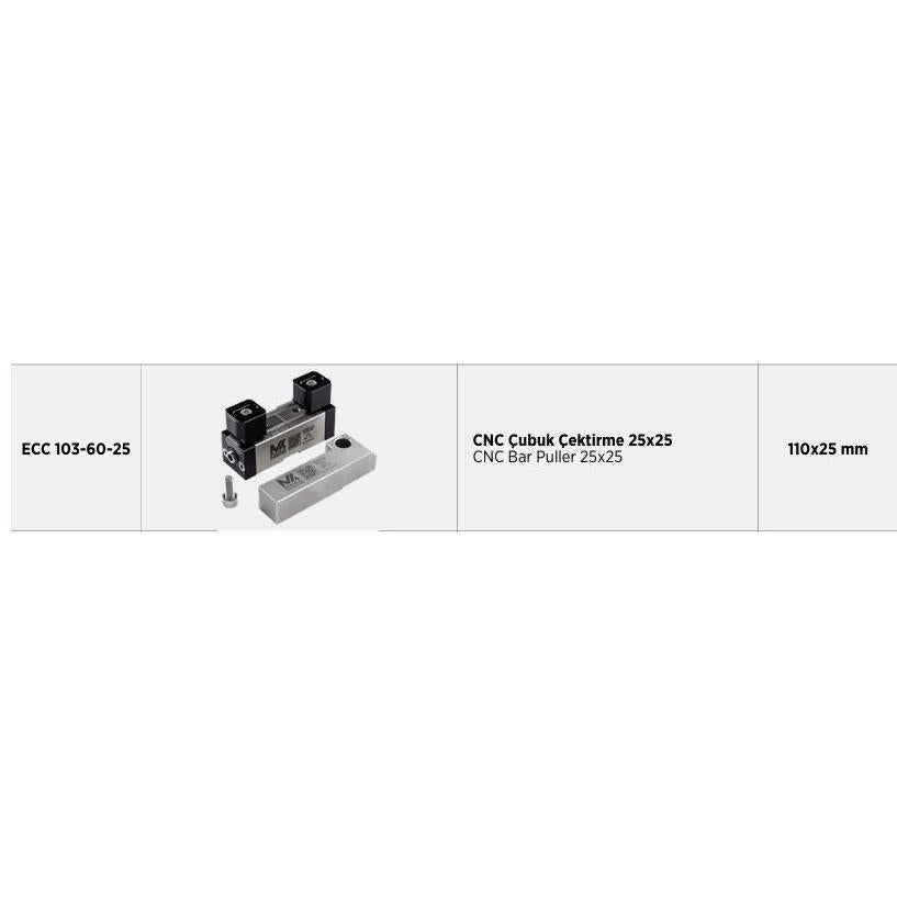 CNC Çubuk Çektirme 25x25