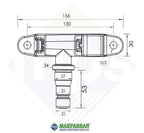 SİMETRİK KANCA TAKIM SAĞ GALVANİZLİ 27 mm