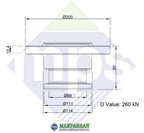 KİNG PİMİ KAFASI 3.5" FMC MARKA / KZ141201
