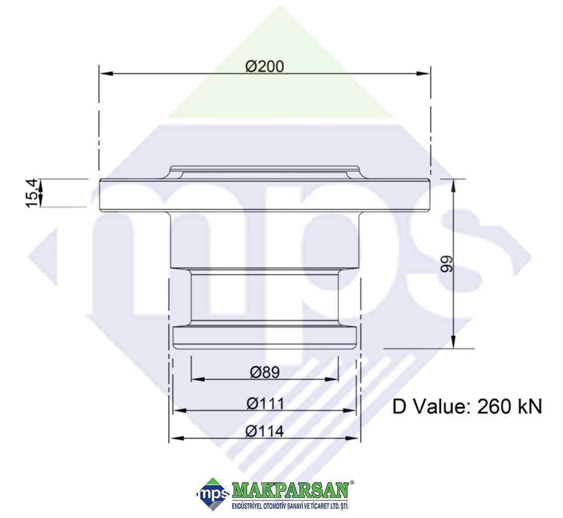 KİNG PİMİ KAFASI 3.5" FMC MARKA / KZ141201