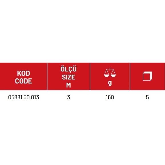 Krom Şerit Metre (3m)