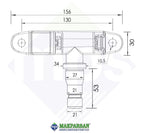 SİMETRİK KANCA TAKIM SOL GALVANİZLİ 27 mm