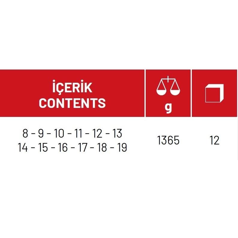 Mafsallı Cırcır Kombine Anahtar Takımı (mm)
