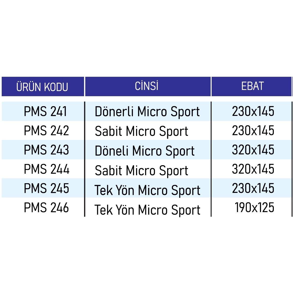 Micro Sport Döner Tabla