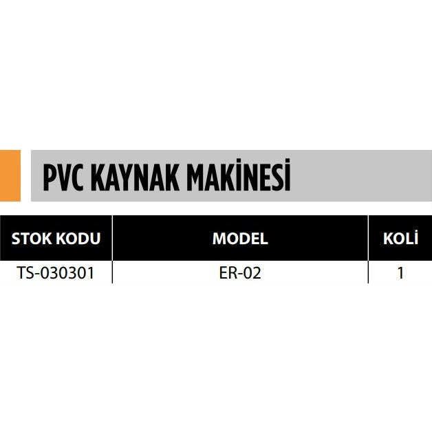 PVC KAYNAK MAKİNESİ