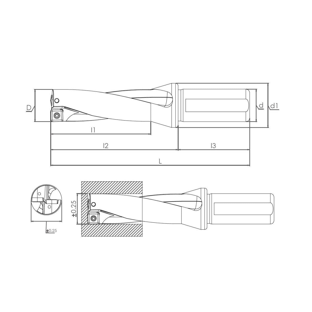 SDUM 27XD6 SP-XO09 U-DRILL