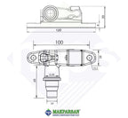 TEK YÖN KANCA TAKIM GALVANİZLİ 22 mm